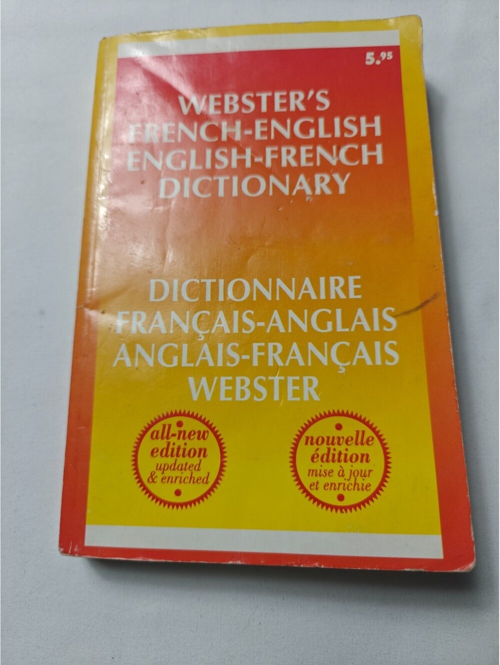 Webster's French-English, English-French Dictionary